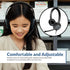 Cyber Acoustics Stereo USB Headset (AC-5008A), In-line Controls for Volume & Mic Mute