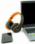 PowerLocus Wireless Bluetooth Over-Ear Headphones, Foldable Wired Headsets with Built-in Microphone for iPhone,