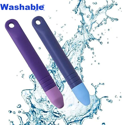 MITATTOK (2pcs) 2 Pack Kid-Friendly Stylus Pens for Touch Screens - of Purple and Blue Stylus Pens Compatible
