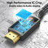 6ft, 4K 1/2 4K@30Hz 1080P Mini DisplayPort to HDMI Cable Thunderbolt (Mini DP) to HDMI Braided Cord for MacBook Air/Pro