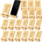 Ripeng 12 Pcs Employee Appreciation Gifts Bulk Bamboo Phone Stand for Desk Office