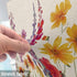 Trosturdspn 85 Inch Spring Floral Indoor TV Cover LCD TV Screen Protector Stretchable Television Dust Cover Watercolor