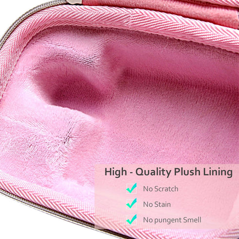 XANAD Pink Case for JBL Go3 / Go 3 Eco Portable Wireless Bluetooth Speaker, Travel Protective Storage Case Bag