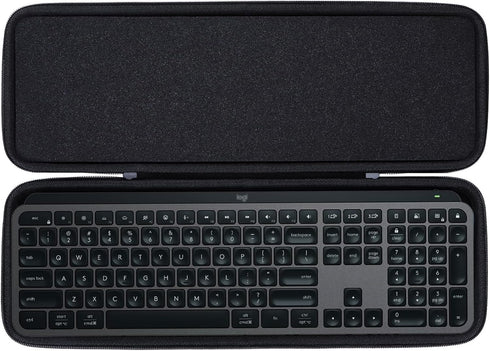 Hard Carry Case for Logitech MX Keys S or MX Keys Advanced Wireless Keyboard (Graphite)