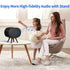 Wooden Table Stand for Sonos Era 300, Space Saving Desktop Speaker Stand, Black