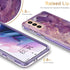 Esdot Military Grade Case for Samsung Galaxy S21 Plus, Rugged Cover with Fashionable Designs for Women Girls - Glitter