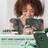 SURPHY iPhone 13 Mini Case, Clover Green, with Screen Protector, Liquid Silicone Phone Case, Camera Protection, 5.4