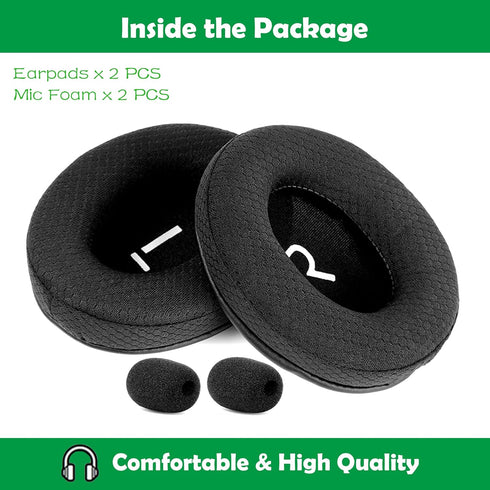 Breathable Replacement Earpads Cushions, Compatible with Cooler Master MH630 MH650 Gaming Headsets, Foam Ear Pads