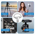 5 Pcs 1/4" Camera Tripod Screw, Stainless Steel Thread D-Ring Quick Release Camera Screws