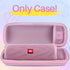 Hard Case for JBL Flip 6, Flip 5, Flip 4 Waterproof Portable Bluetooth Speaker (Pink Case)