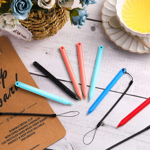 Replacement Stylus Drawing Pen and Lanyard Set for LCD Writing Tablet, 4.7 Inch Colorful Drawing Tablet, Kids Drawing