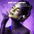 Open Ear Headphones, Wireless Ear Hanging Bluetooth Headset, Bone Air Conduction Earbuds Outside The Ear (Purple)