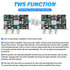 ZK-1001U 100W 9-24V,Supports Daakro Mono Bluetooth Amplifier Board with TWS, Peak Power Home Audio Amplifier