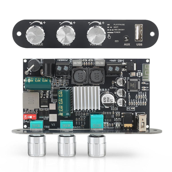 Wuzhi Audio ZK-1001U Mono Amplifier Board with TWS, 100W Power Output, Vehicle Amplifier Wide