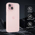 Designed for iPhone 15 Case, 4FT Military Grade Drop Protection, Translucent Matte Hard Back with Soft Edge Airbag