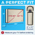 32 Inch Garnetics Outdoor TV Cover Waterproof, Weatherproof TV Enclosures with Smart Shield Screen Protectors, Ideal