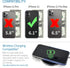 Dockem Wallet Case for iPhone 11, Built-in Metal Plate for Magnetic Mounting & 2 Card Holders (Blue & Grey)