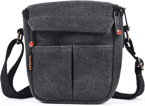 FOSOTO Camera Case Bag for Canon PowerShot SX740 SX540 G7X G9X Mark II