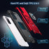 Anqrp Galaxy S20 FE 5G Case, Military Grade Protective Cover with Enhanced Metal Ring Kickstand, Red