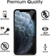 amFilm Tempered Glass Screen Protector for iPhone 11 Pro, XS/X - 3 Pack with Easy Installation Tray