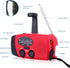 Solar Hand Crank Emergency Weather Radio, NOAA/AM/FM Portable Radio with 3 LED Flashlight & 2000mAh Power Bank