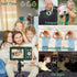 Gtonster 44MP 1080P 16X Digital Camera, Compact Camera, FHD Point and Shoot Digital Cameras with Zoom, Face Detect