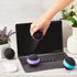 4 Pack Touch Screen Cleaner Balls, Microfiber Cleaning Balls for Phone, Laptop, Monitor, Black, Blue, Rose Red, Purple