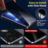 ImpactStrong Privacy Glass Screen Protector for iPhone 14 Plus/13 Pro Max, 9H Hardness, Bubble Free, Case Friendly,