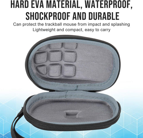 Wireless Mouse Storage Case, Mice EVA Waterproof Portable Protective Box for Logitech M275 M330