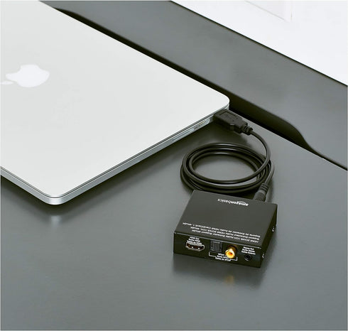 Amazon Basics 4K HDMI to HDMI and Audio Extractor Converter with SPDIF, Stereo Audio Output, Toslink Optical Audio