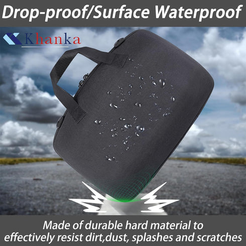 khanka Hard Travel Case for JBL Xtreme 4 Portable Waterproof Bluetooth Speaker, Case Only - Black