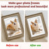 Xelsluthe 10 Pack 6,7,8,10, 11.6 Inch Picture Mats for Frames, Picture Frame Mats Core Bevel Cut Mat Board Show Kit