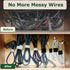 ECOHomes 3/4 Inch x 30 FT Cable Ties Wrap, Double Sided Hook and Loop Straps for Cable & Cord Management