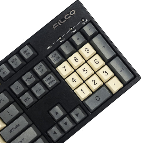 YMDK Dye Sub Carbon 96 84 ANSI ISO Keycaps - OEM Profile Thick PBT Mac Keycap Set for MX Keyboards
