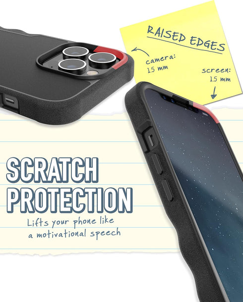 Smartish iPhone 13 Pro Protective Magnetic Case - Gripzilla Compatible with MagSafe, Rugged Heavy Duty Cover