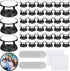 40 Pieces Blank Sublimation Phone Grip Holders, 40 Collapsible Brackets, Aluminum Sheets, Stickers for Smartphones and