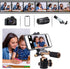 Ruittos 1/4 Tripod Head, Flexi-Tilt Universal Ball Head with Quick Release Plate, Screw for DSLR Camera, Video