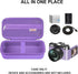 Vlogging Camera Case for Duluvulu/TEBNGIHNM/zheozeig/Oiadek 4K Digital Camera, Carrying Case for Lens, USB Cable,