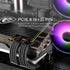 EZDIY-FAB PSU Cable Extension Sleeved Custom Mod GPU PC Power Supply, 30CM, Black