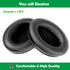 Softer Protein Leather/Memory Foam Earpads for Srhythm NC25 NC35 Headphones - Professional Replacement Cushions