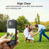Puluz Sticky Lens Guards for Insta360 X3, PC Protective Cover Cap for Waterproof 360 Action Camera Accessories