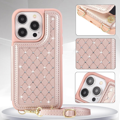 Jcxtrombulous 12/12 for iPhone Pro Wallet Case with Card Holder Slots and Strap, RFID Blocking Magnetic Flip Folio
