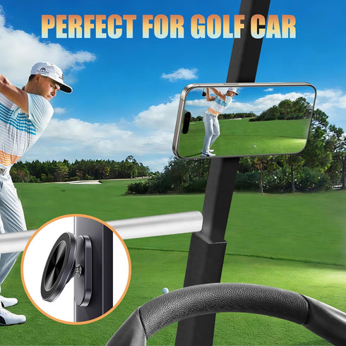 MAGDIGITEH 12-17 Magnetic Phone Holder for Gym:Strong Magnets Gym Golf Accessories Essentials for Men/Women, Dual