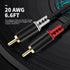 RULGOI 2 20AWG, 9.8FT RCA to Speaker Wire Adapter, Bare Wire Speaker Cables to RCA Plug Adapter Repair Speaker Wire
