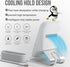 Fast Wireless Charger, Qi-Certified 10W Max Charging Stand for iPhone 15/14/13/12/11, Samsung Galaxy with QC3 Adapter