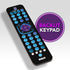 RCA 4-Device Universal Rechargeable Streaming Remote Control for TV, Audio, Soundbar, Streaming Devices, Ultra-Slim