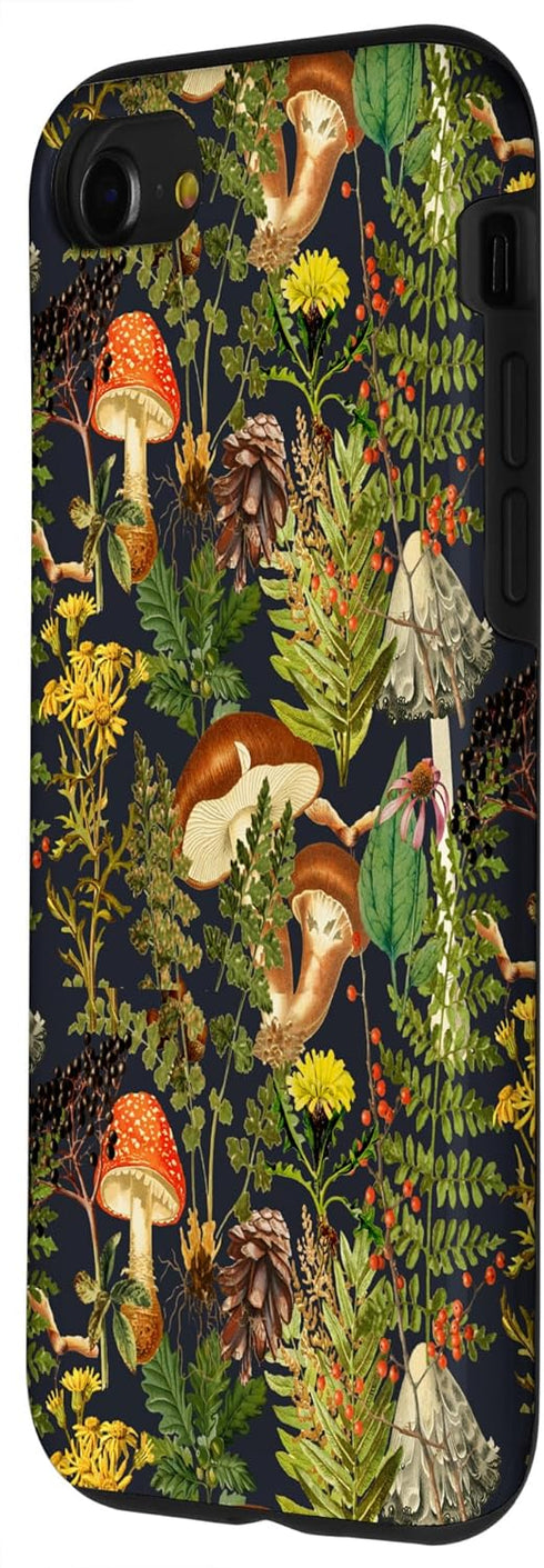 Mushroom Woodland Scene Case for iPhone SE (2020) / 7 / 8 Elderberries Fungi Nature Shrooms