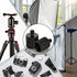 Xyembu 2PCS 5/8-11 1/4 Tripod Adapter Female to Male Laser Level Tripod Conversion Thread for Various Photography