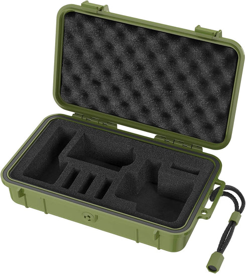 Smatree Waterproof Hard Case for G*pro Camera 12/11/10/9/8/7/6/5/2018/DJI Osmo Action, Portable and Durable (Camera and