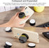 Weewooday 30-Pack Black Phone Grip Holders with Double-Sided Adhesive for Custom DIY